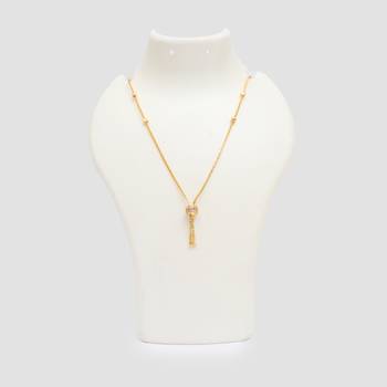 Gold plated american diamonds pendants 4