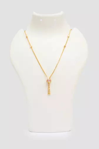 Gold plated american diamonds pendants