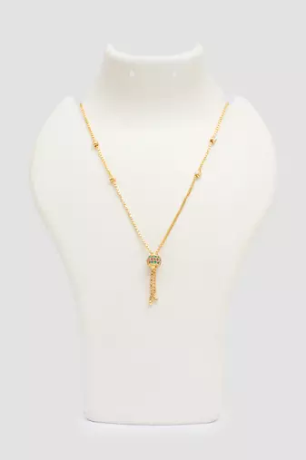 Gold plated american diamonds pendants