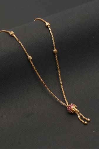 Gold plated american diamonds pendants