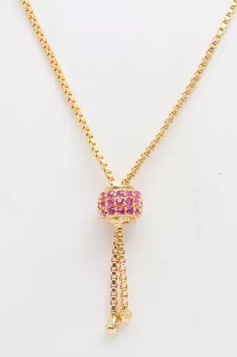 Gold plated american diamonds pendants