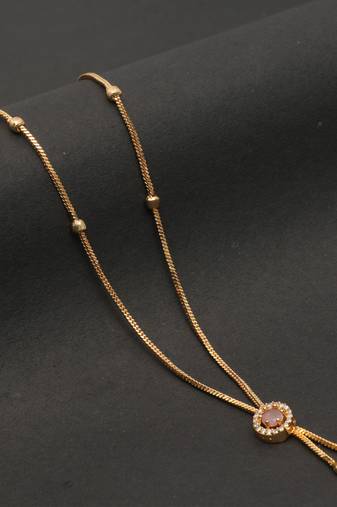 Gold plated american diamonds pendants
