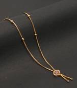 Gold plated american diamonds pendants