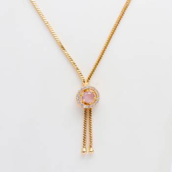 Gold plated american diamonds pendants 2
