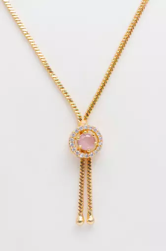 Gold plated american diamonds pendants