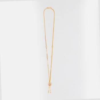 Gold plated american diamonds pendants 4