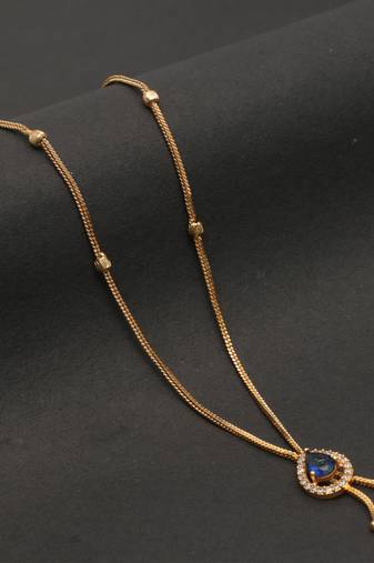 Gold plated american diamonds pendants