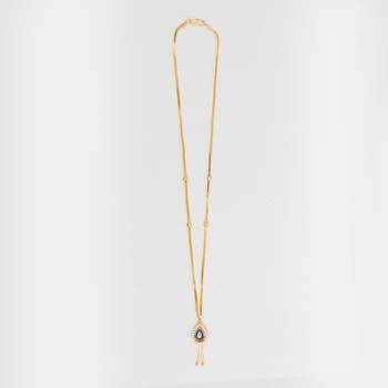 Gold plated american diamonds pendants 4