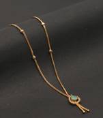 Gold plated american diamonds pendants