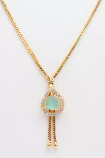 Gold plated american diamonds pendants