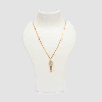 Gold plated american diamonds pendants 3
