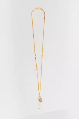 Gold plated american diamonds pendants
