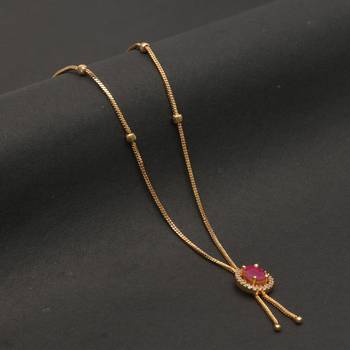 Gold plated american diamonds pendants 1