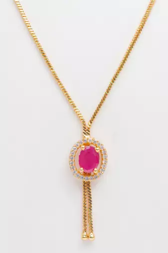 Gold plated american diamonds pendants