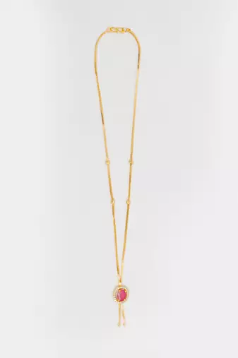 Gold plated american diamonds pendants