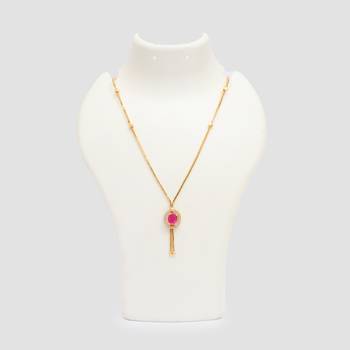 Gold plated american diamonds pendants 4