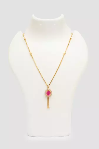 Gold plated american diamonds pendants