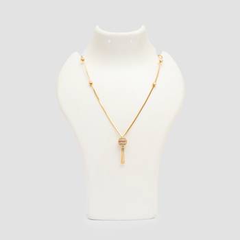 Gold plated american diamonds pendants 3