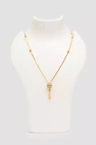 Gold plated american diamonds pendants