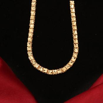 Gold plated plain necklaces 4