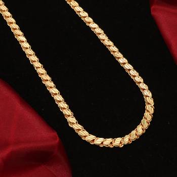 Gold plated plain necklaces 3