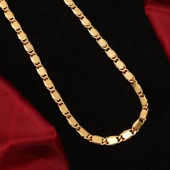 Gold plated plain necklaces 3