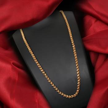 Gold plated plain necklaces 1