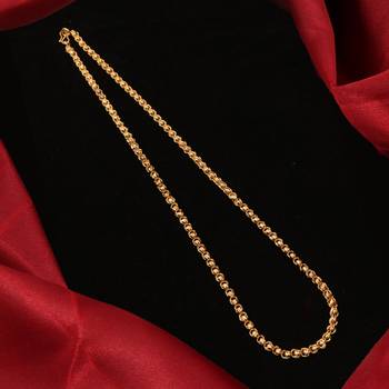 Gold plated plain necklaces 2