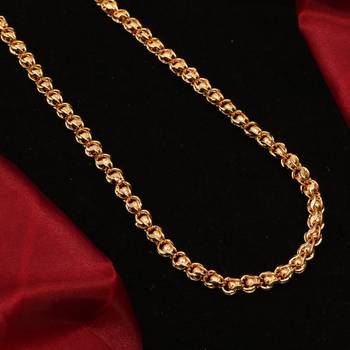 Gold plated plain necklaces 3