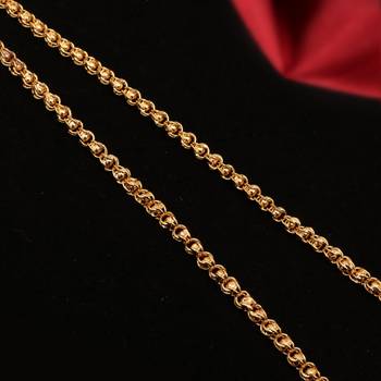 Gold plated plain necklaces 4