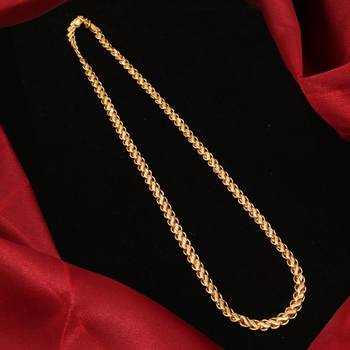 Gold plated plain necklaces 2