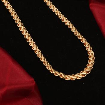 Gold plated plain necklaces 3