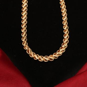 Gold plated plain necklaces 4