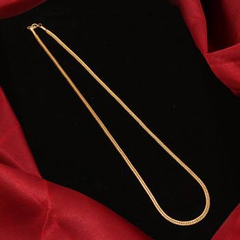 Gold plated plain necklaces 2