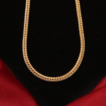 Gold plated plain necklaces 4