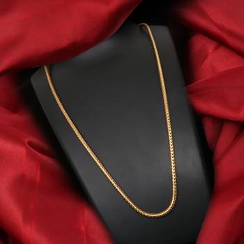 Gold plated plain necklaces 1