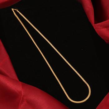 Gold plated plain necklaces 2
