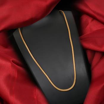 Gold plated plain necklaces 1