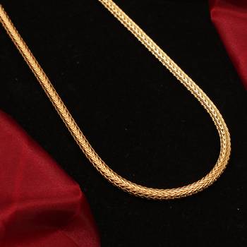 Gold plated plain necklaces 3