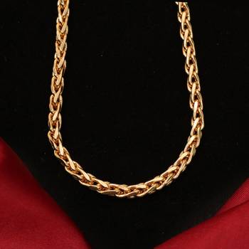 Gold plated plain necklaces 4