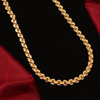 Gold plated plain necklaces 3