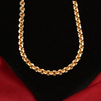 Gold plated plain necklaces 4