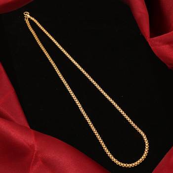 Gold plated plain necklaces 2