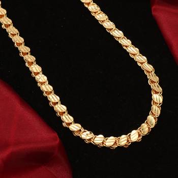 Gold plated plain necklaces 3