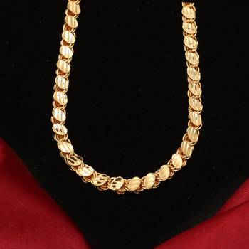 Gold plated plain necklaces 4