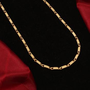 Gold plated plain necklaces 3