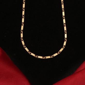 Gold plated plain necklaces 4