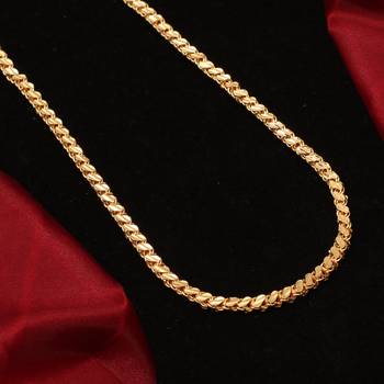 Gold plated plain necklaces 3