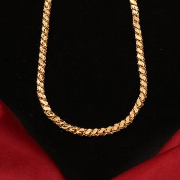 Gold plated plain necklaces 4