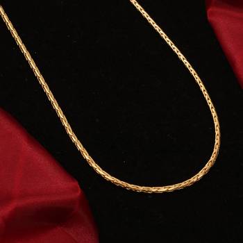 Gold plated plain necklaces 3